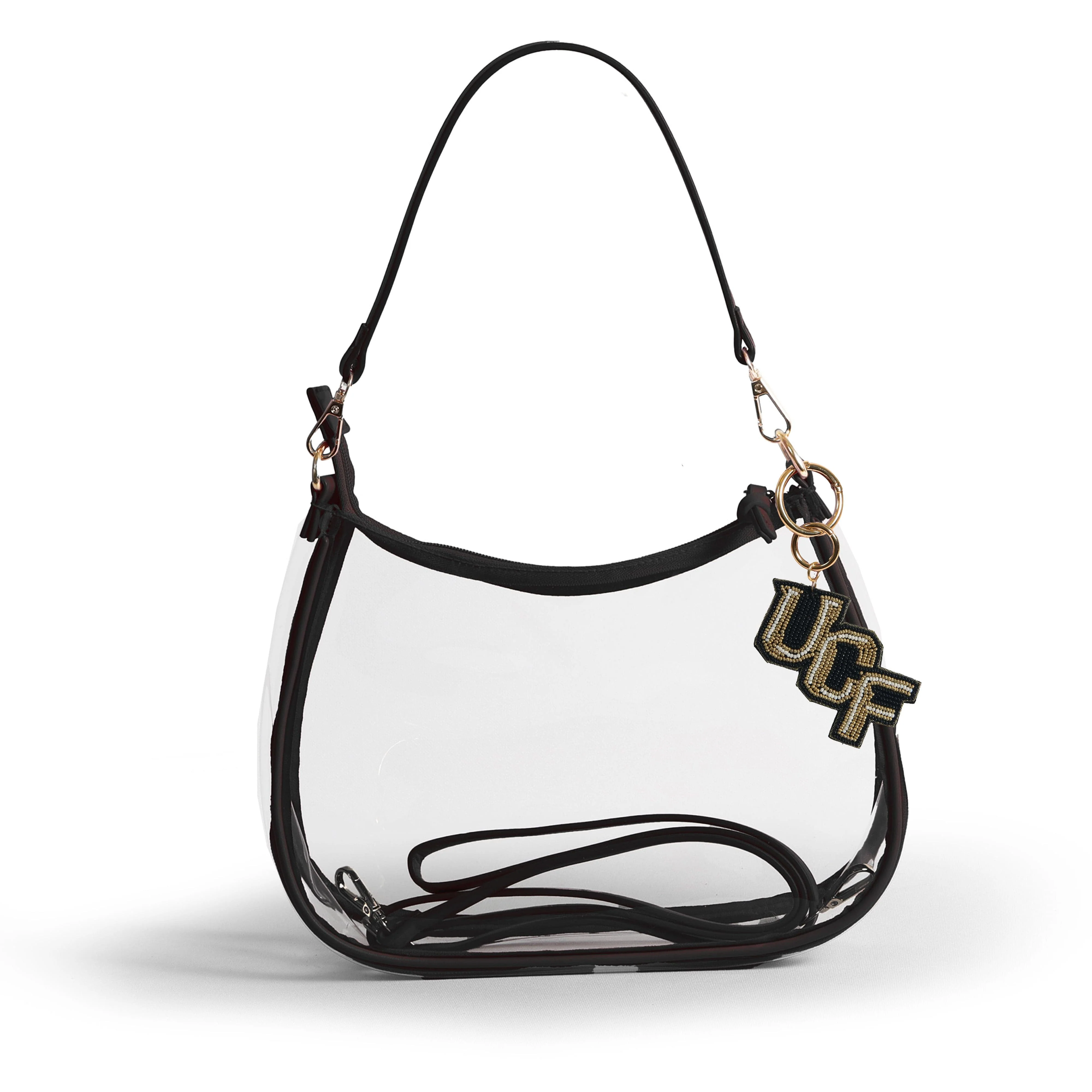 Sara Clear Purse with Beaded Charm – UCF Knights