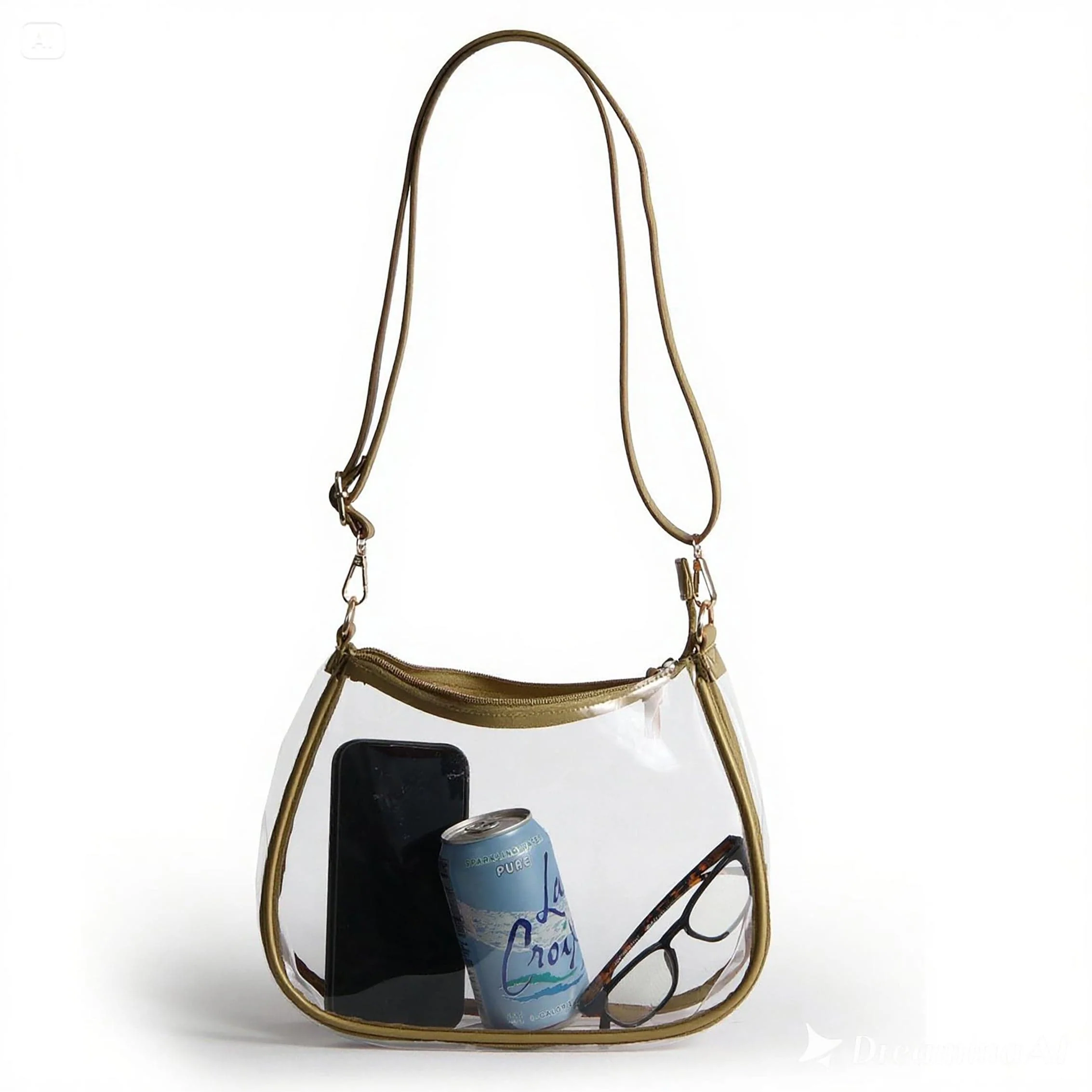 Sara Clear Purse with Beaded Charm – Wake Forest Demon Deacons - Image 5