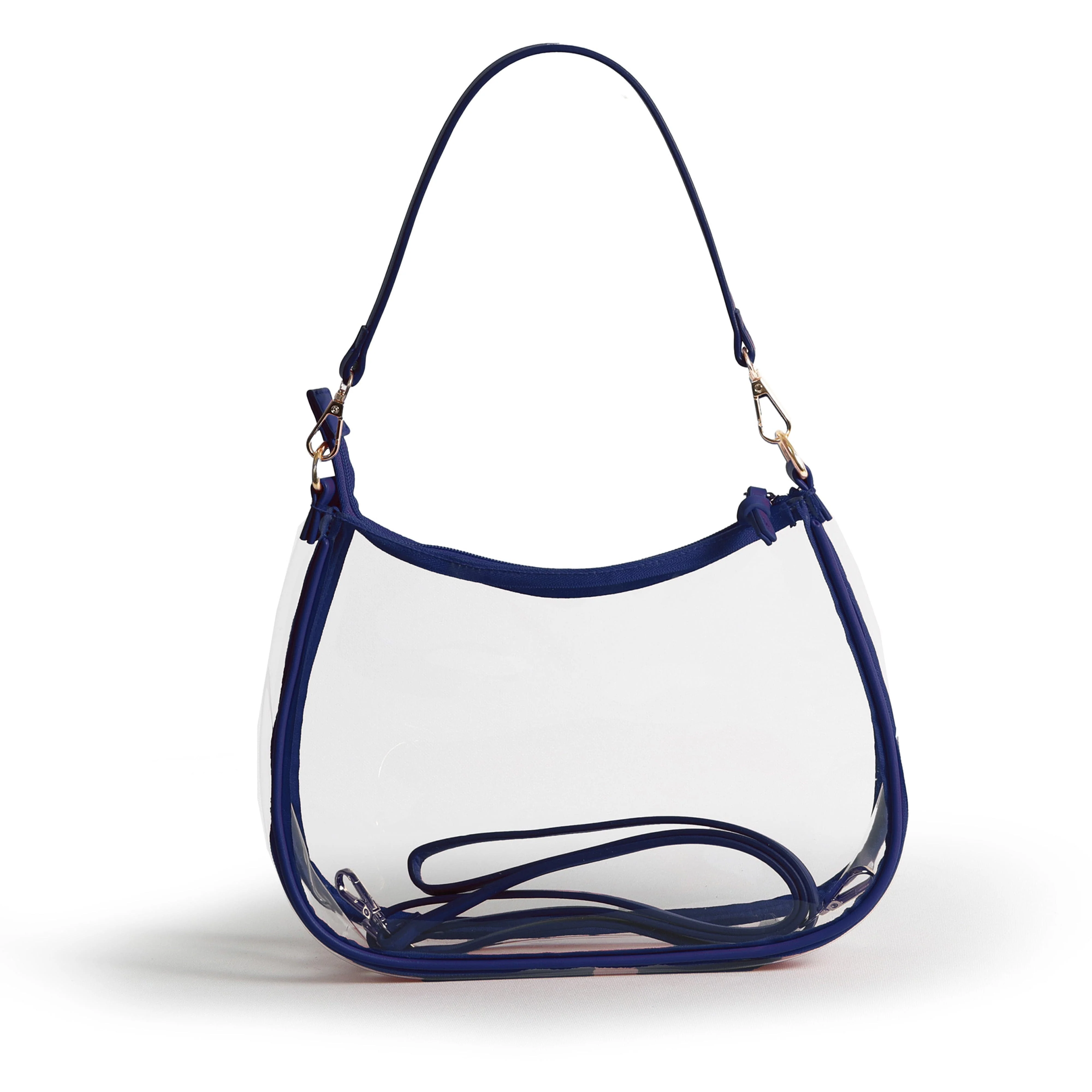 Sara Clear Purse with Beaded Charm – West Virginia Mountaineers - Image 3