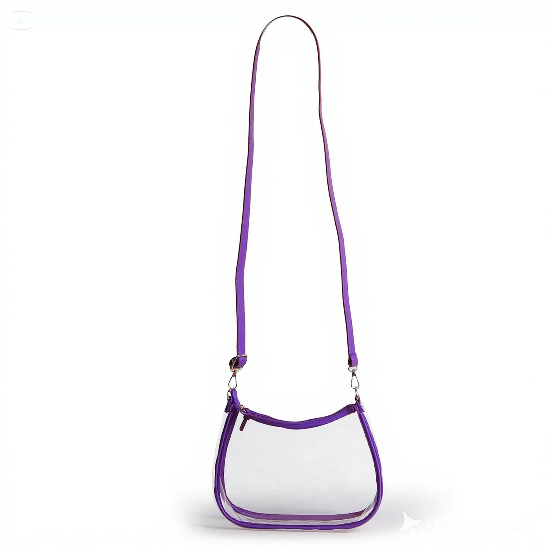 Sara Large Clear Purse with Skinny Scarf – Kansas State Wildcats - Image 4