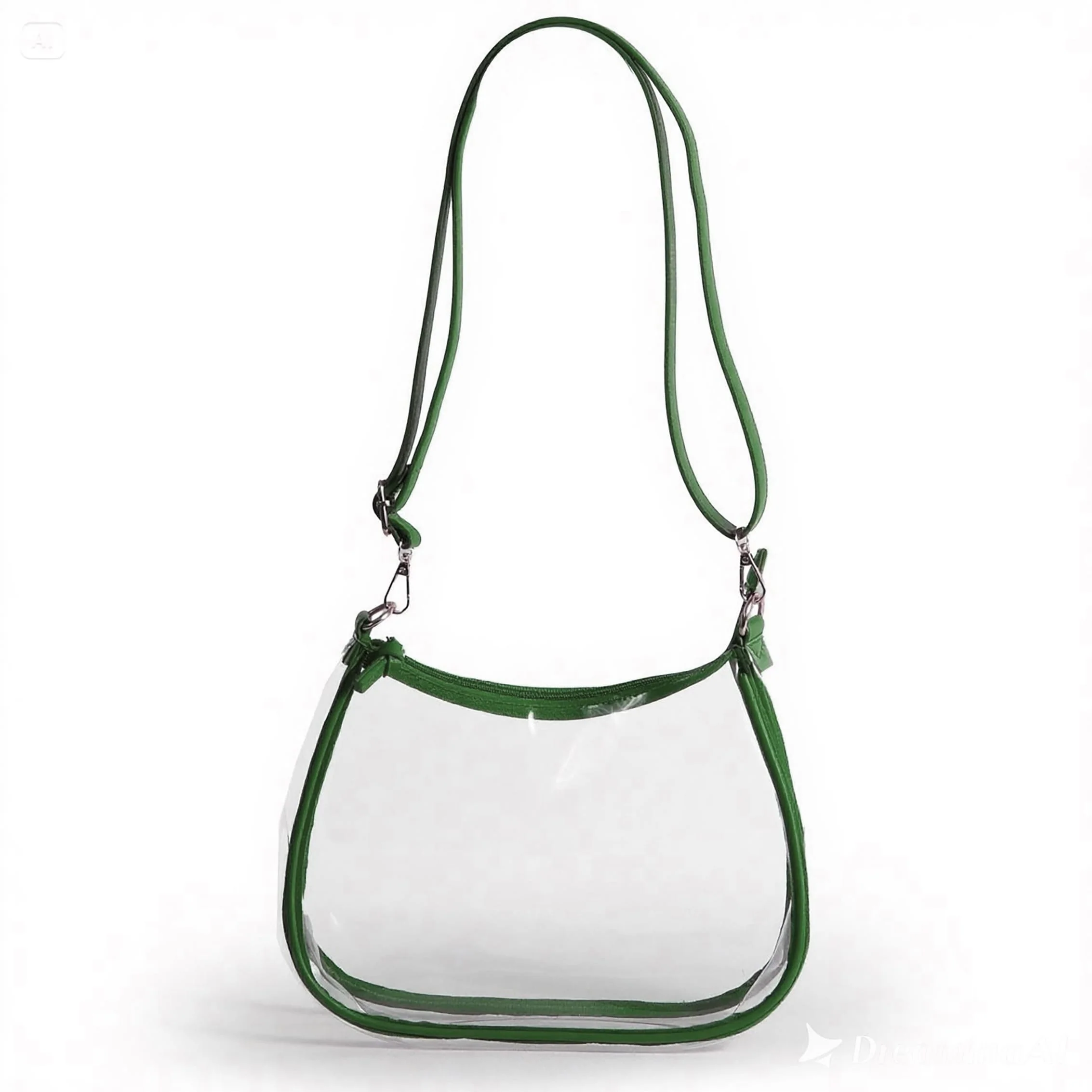 Sara Large Clear Purse with Skinny Scarf – Michigan State Spartans - Image 3