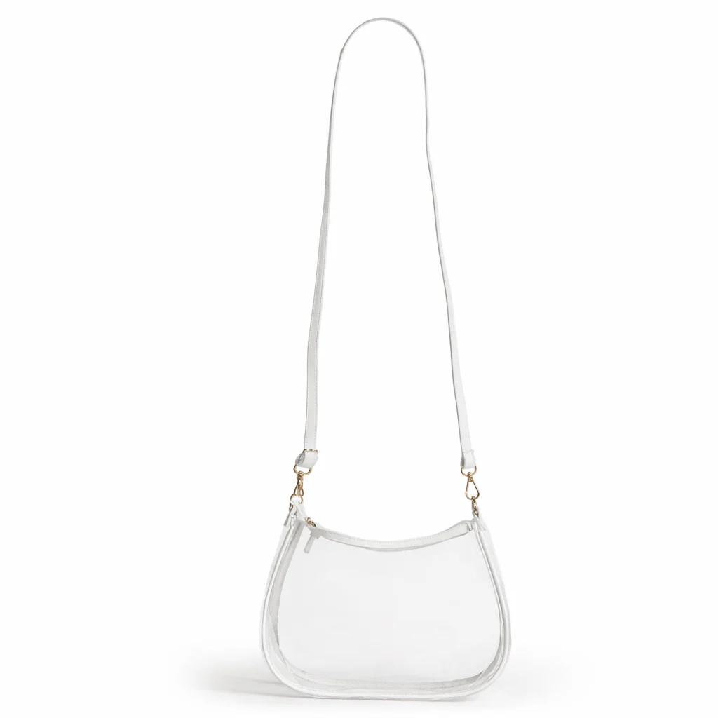 Sara Large Clear Purse with Skinny Scarf – North Carolina Tar Heels - Image 5