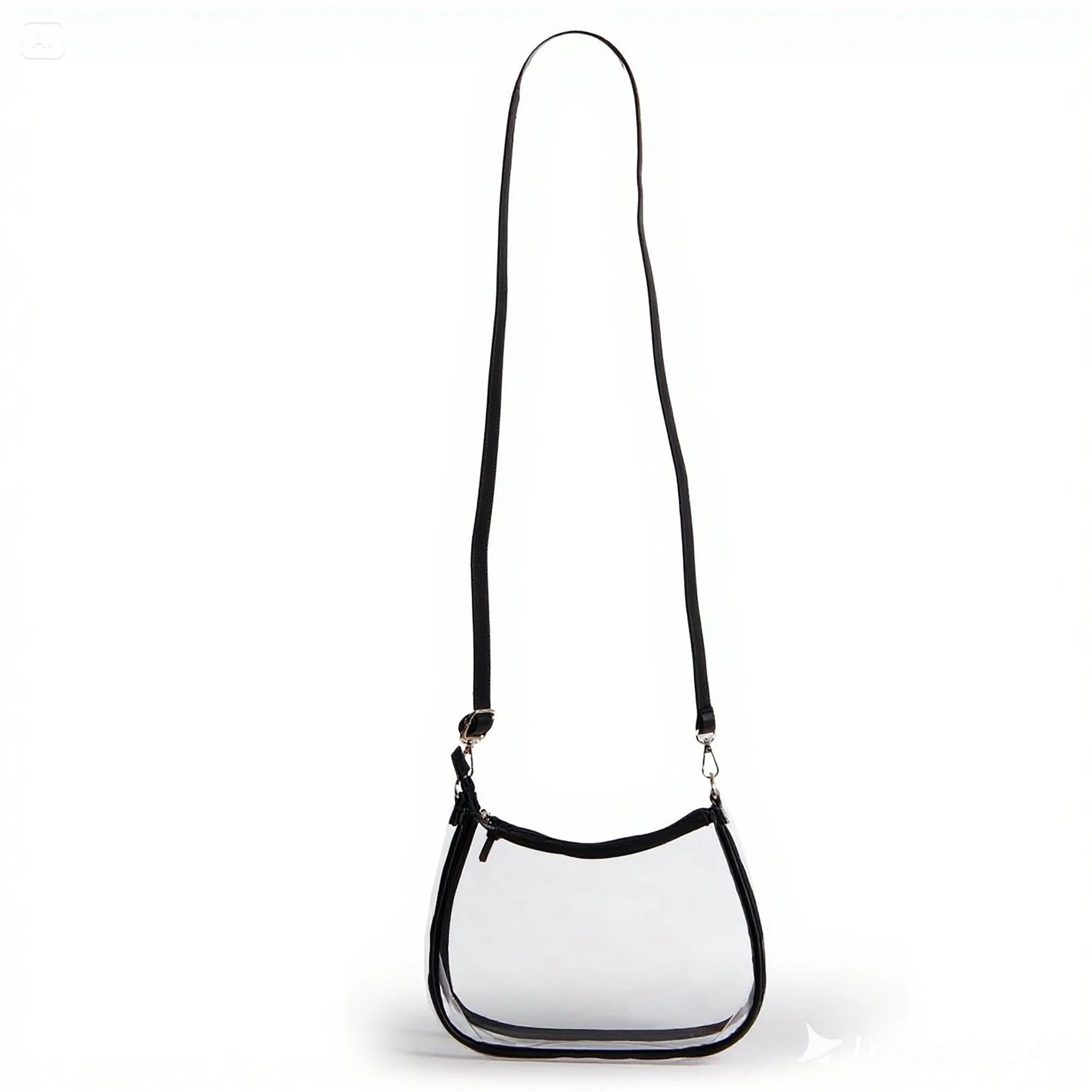 Sara Large Clear Purse with Skinny Scarf – Purdue Boilermakers - Image 4