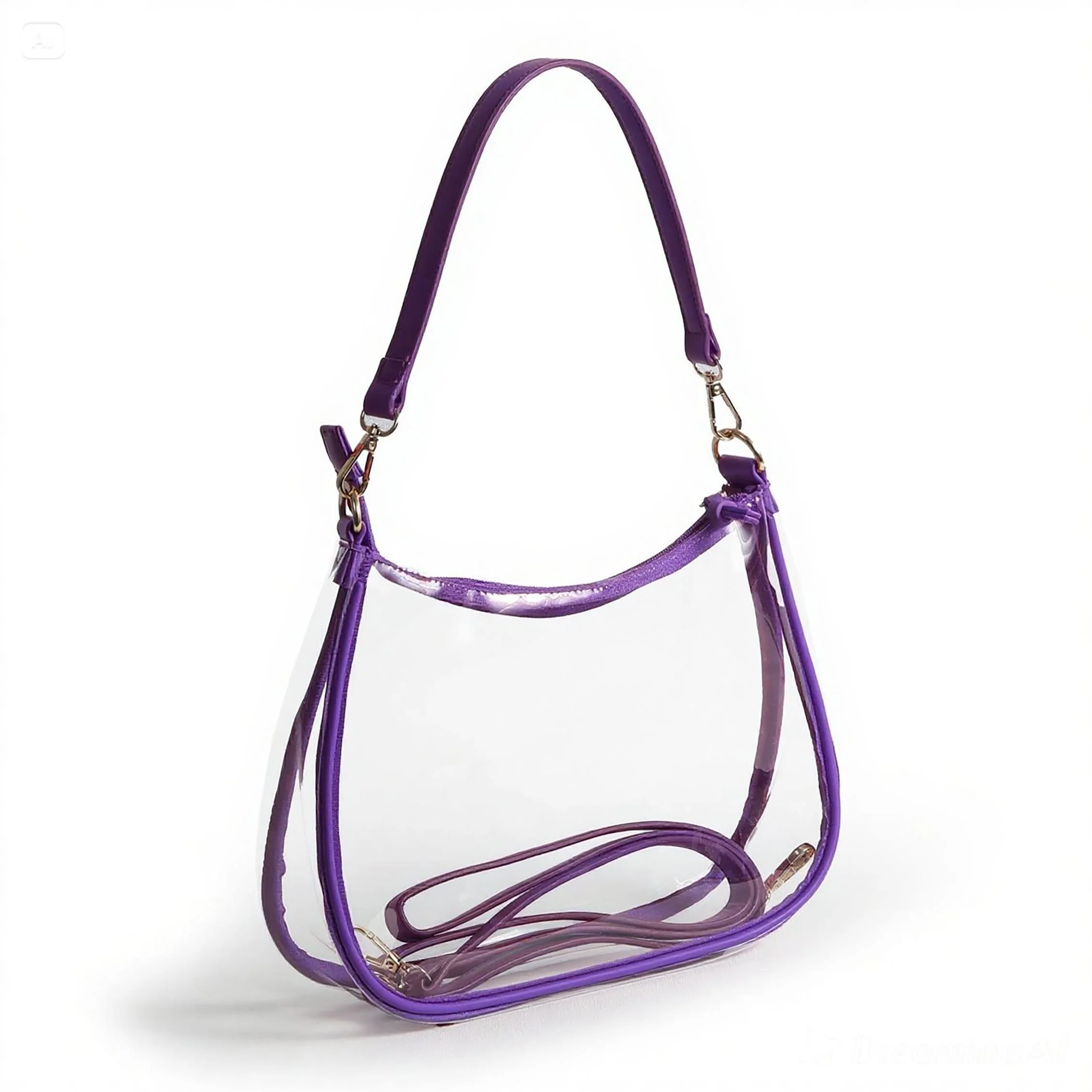 Sara Large Clear Purse with Skinny Scarf – Stephen F Austin Lumberjacks - Image 2