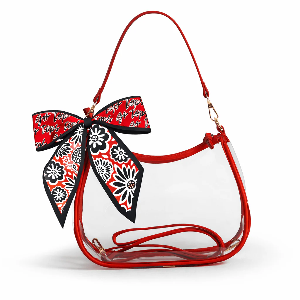 Sara Large Clear Purse with Skinny Scarf – Western Kentucky Hilltoppers