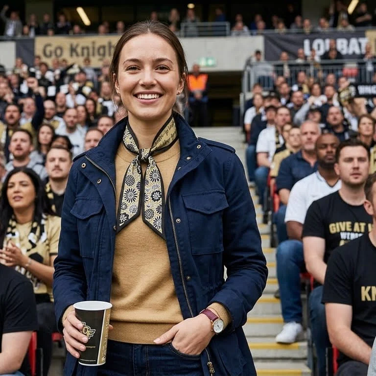 Skinny Scarf – Central Florida Knights - Image 2