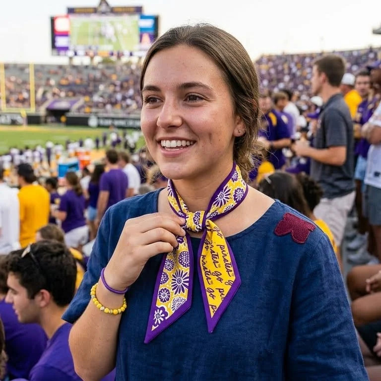 Skinny Scarf – ECU Pirates - Image 2