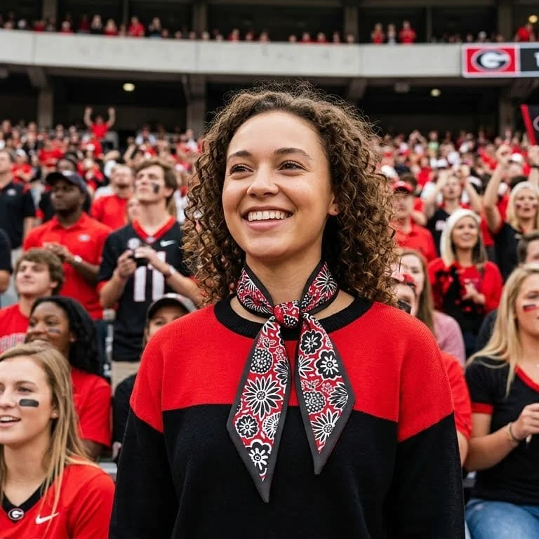 Skinny Scarf – Georgia Bulldogs - Image 2