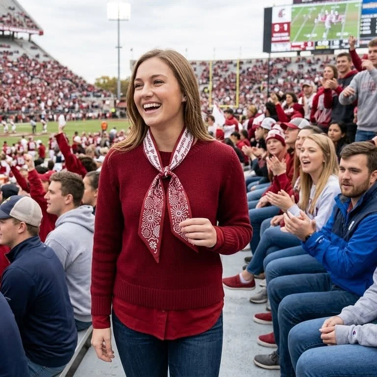 Skinny Scarf – Indiana Hoosiers - Image 2