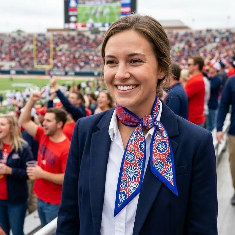 Skinny Scarf – Louisiana Tech Bulldogs - Image 2