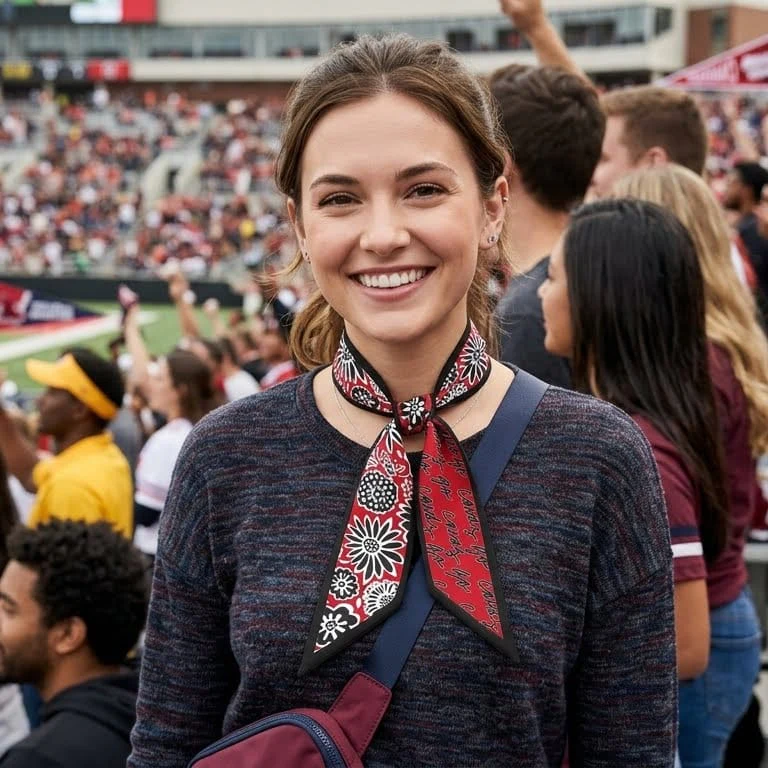 Skinny Scarf – Louisville Cardinals - Image 2