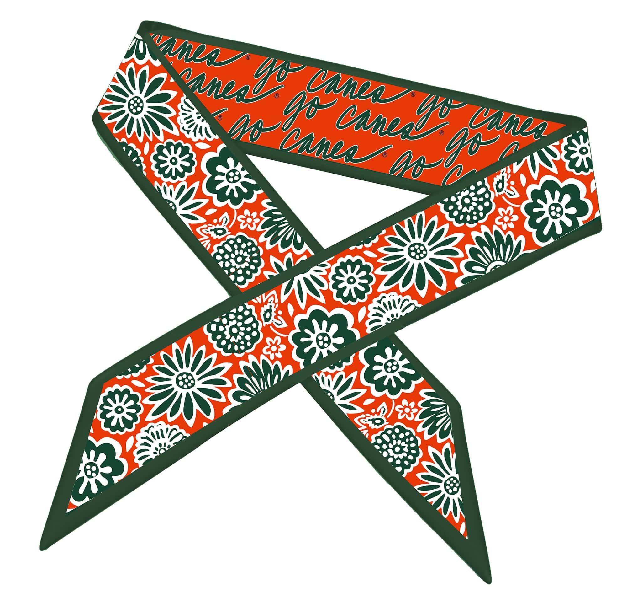 Skinny Scarf – Miami Hurricanes