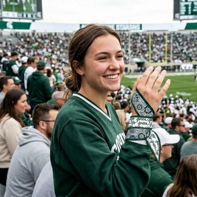 Skinny Scarf – Michigan State Spartans - Image 2