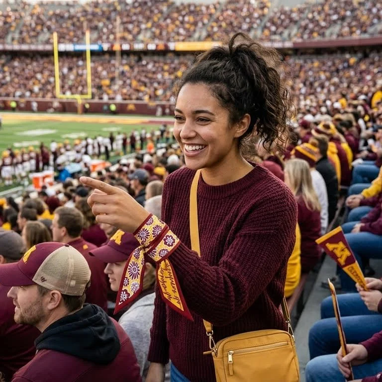 Skinny Scarf – Minnesota Golden Gophers - Image 2