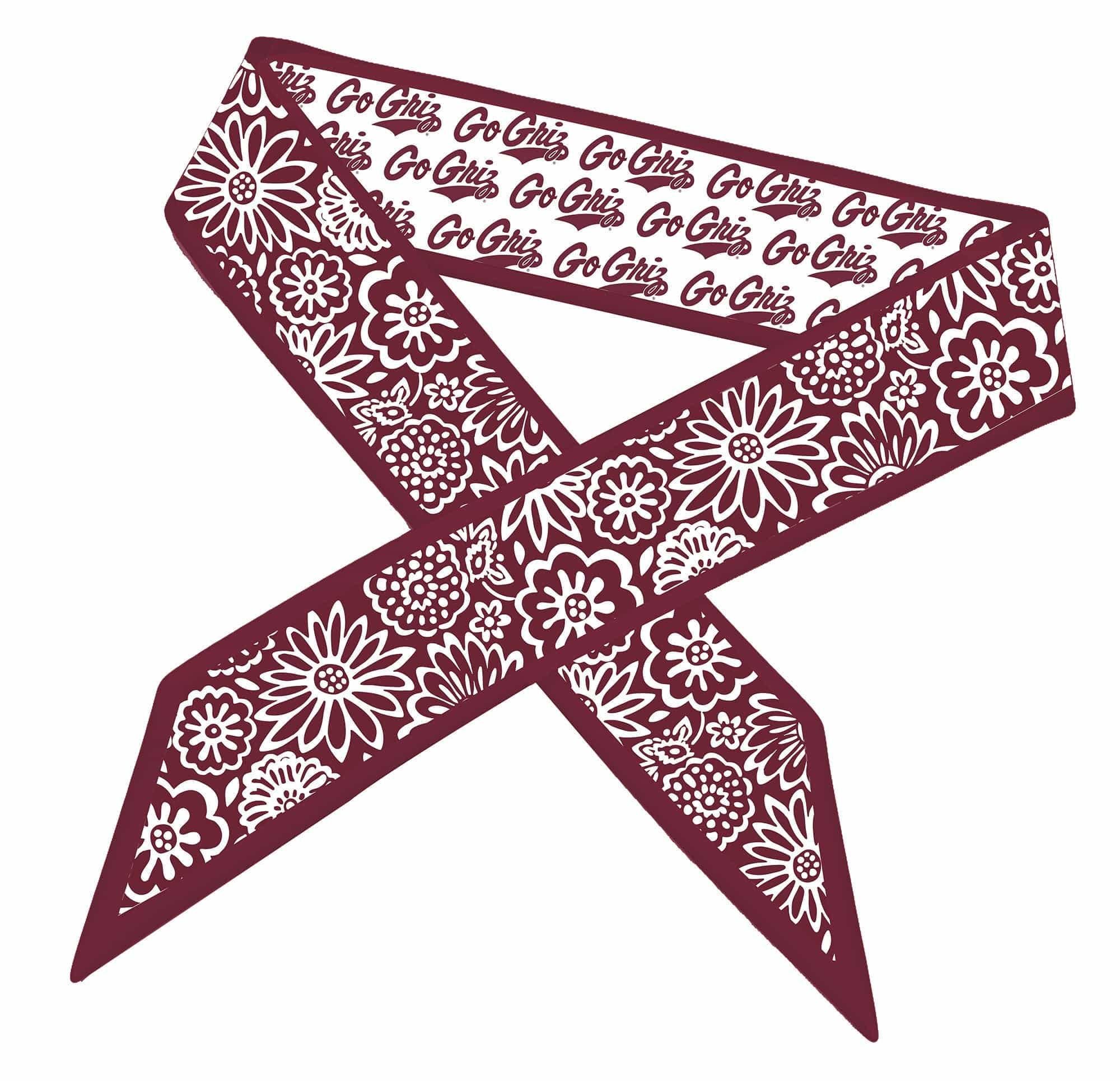 Skinny Scarf – Montana Grizzlies