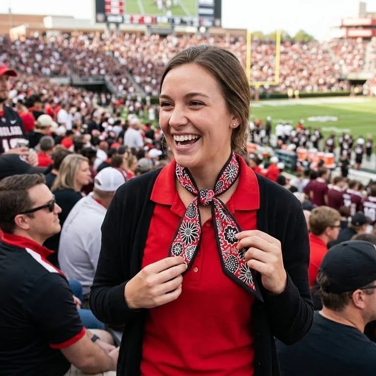 Skinny Scarf – NC State Wolfpack - Image 2