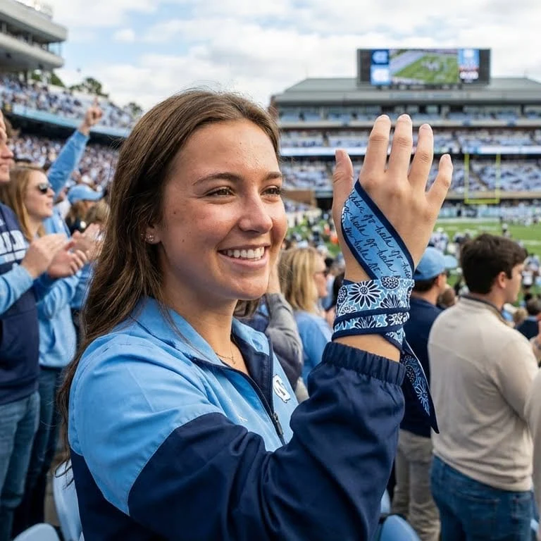 Skinny Scarf – North Carolina Tar Heels - Image 2