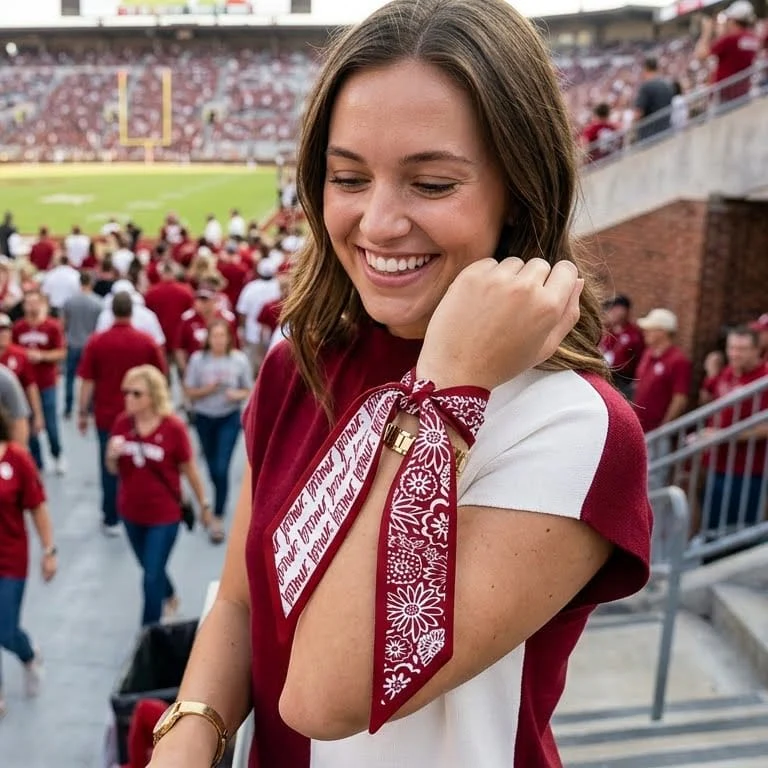 Skinny Scarf – Oklahoma Sooners - Image 2