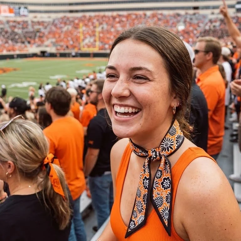 Skinny Scarf – Oklahoma State Cowboys - Image 2