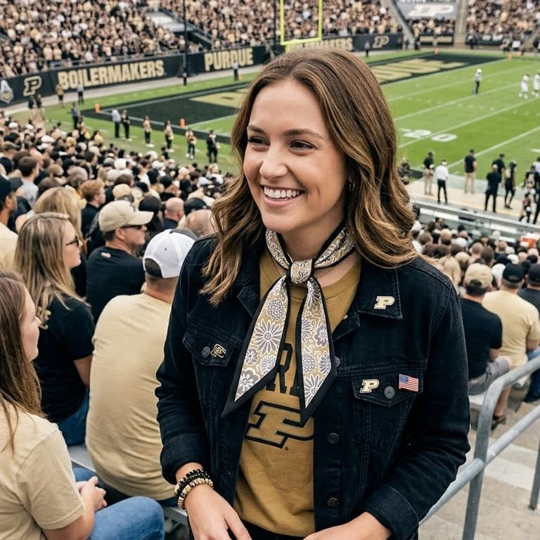 Skinny Scarf – Purdue Boilermakers - Image 2