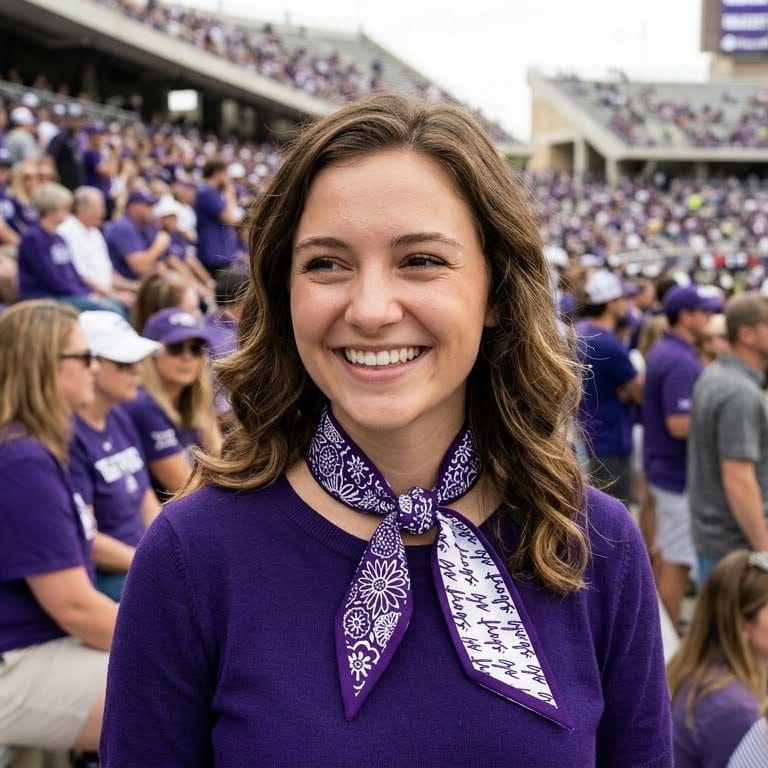Skinny Scarf – TCU Horned Frogs - Image 2