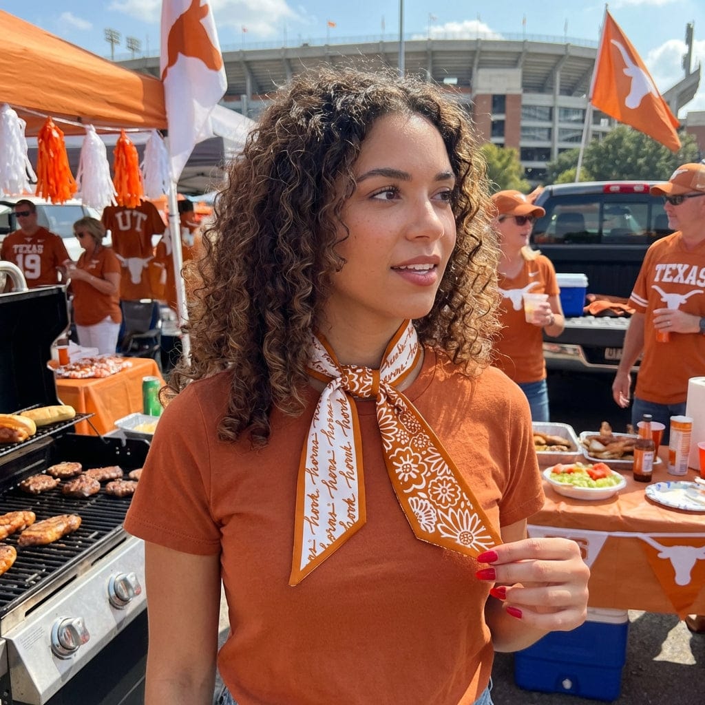 Skinny Scarf – Texas Longhorns - Image 2