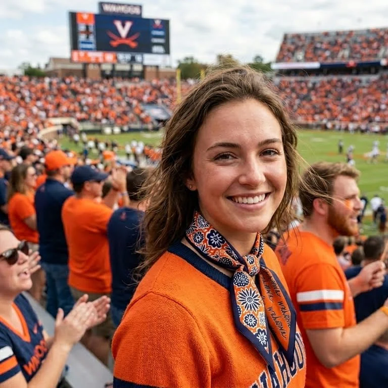 Skinny Scarf – Virginia Cavaliers - Image 2