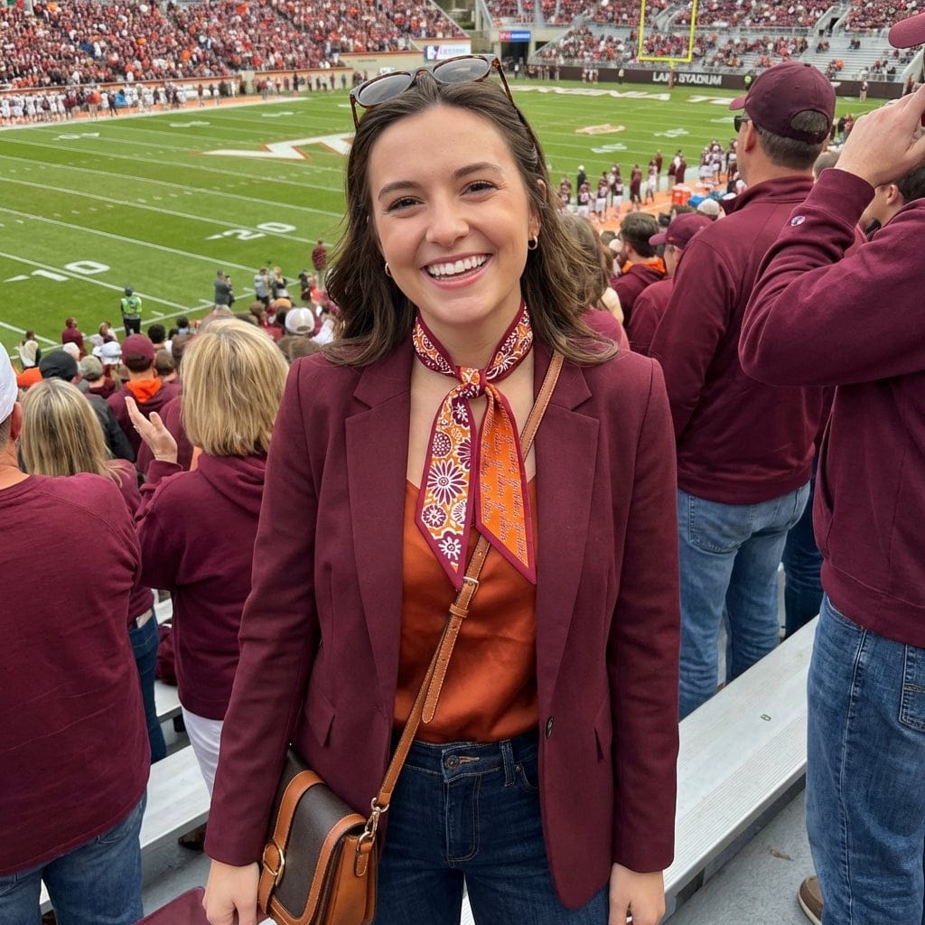Skinny Scarf – Virginia Tech Hokies - Image 2