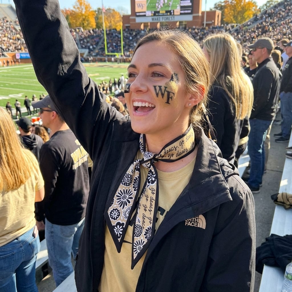 Skinny Scarf – Wake Forest Demon Deacons - Image 2