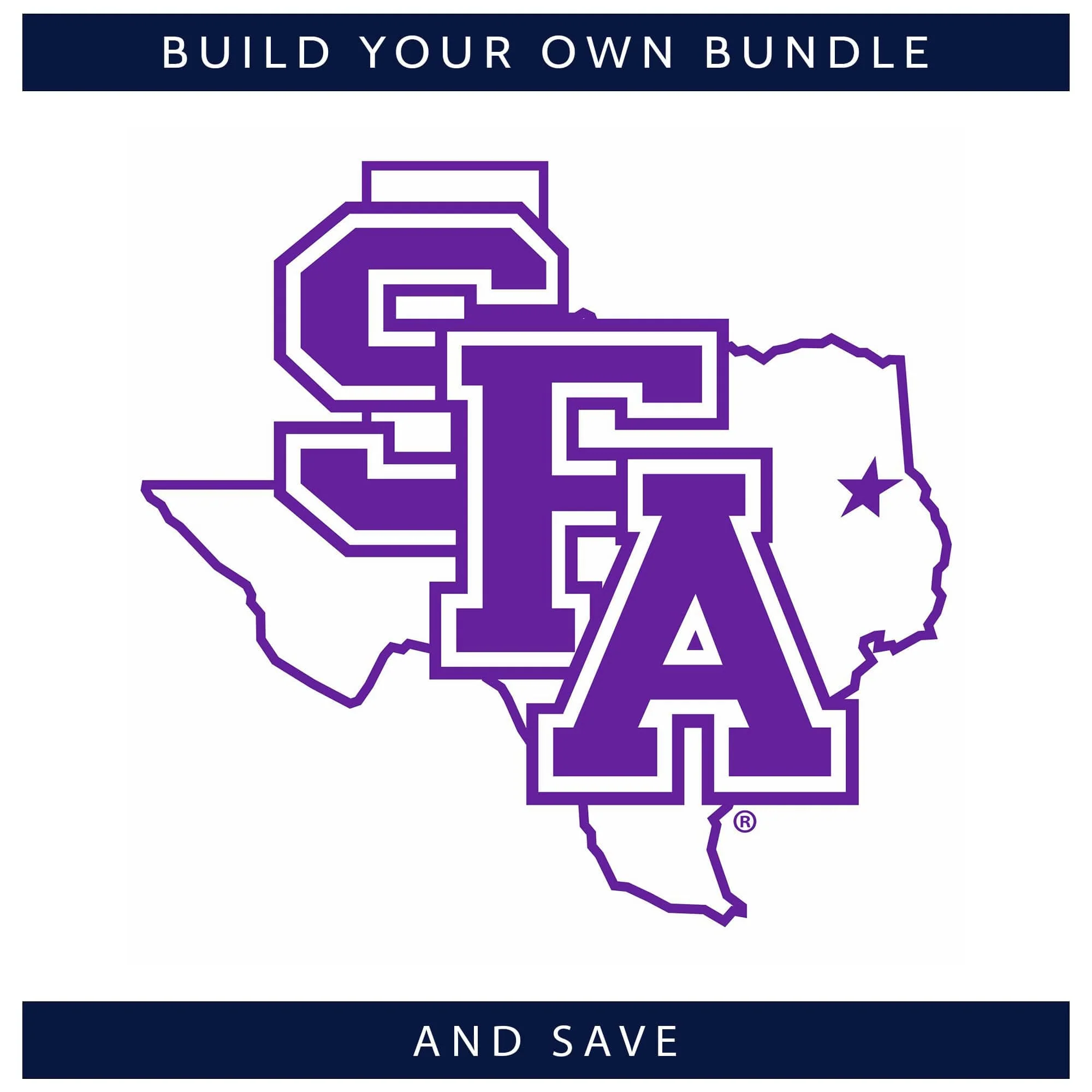 Stephen F Austin Lumberjacks - Build your Game Day Bundle