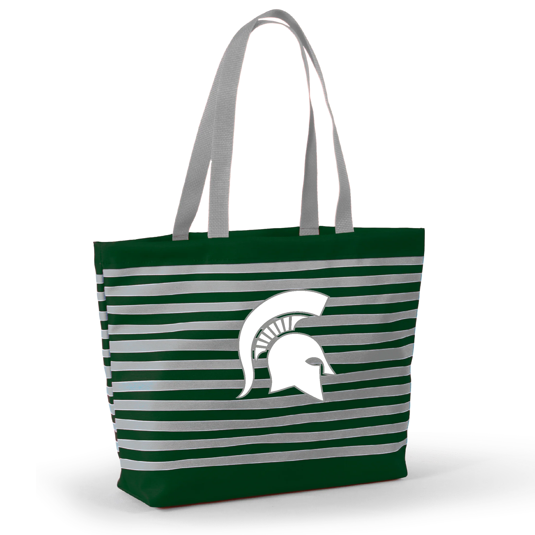 New!  Michigan State Tatum Tote Wavy Striped Tote  by Desden