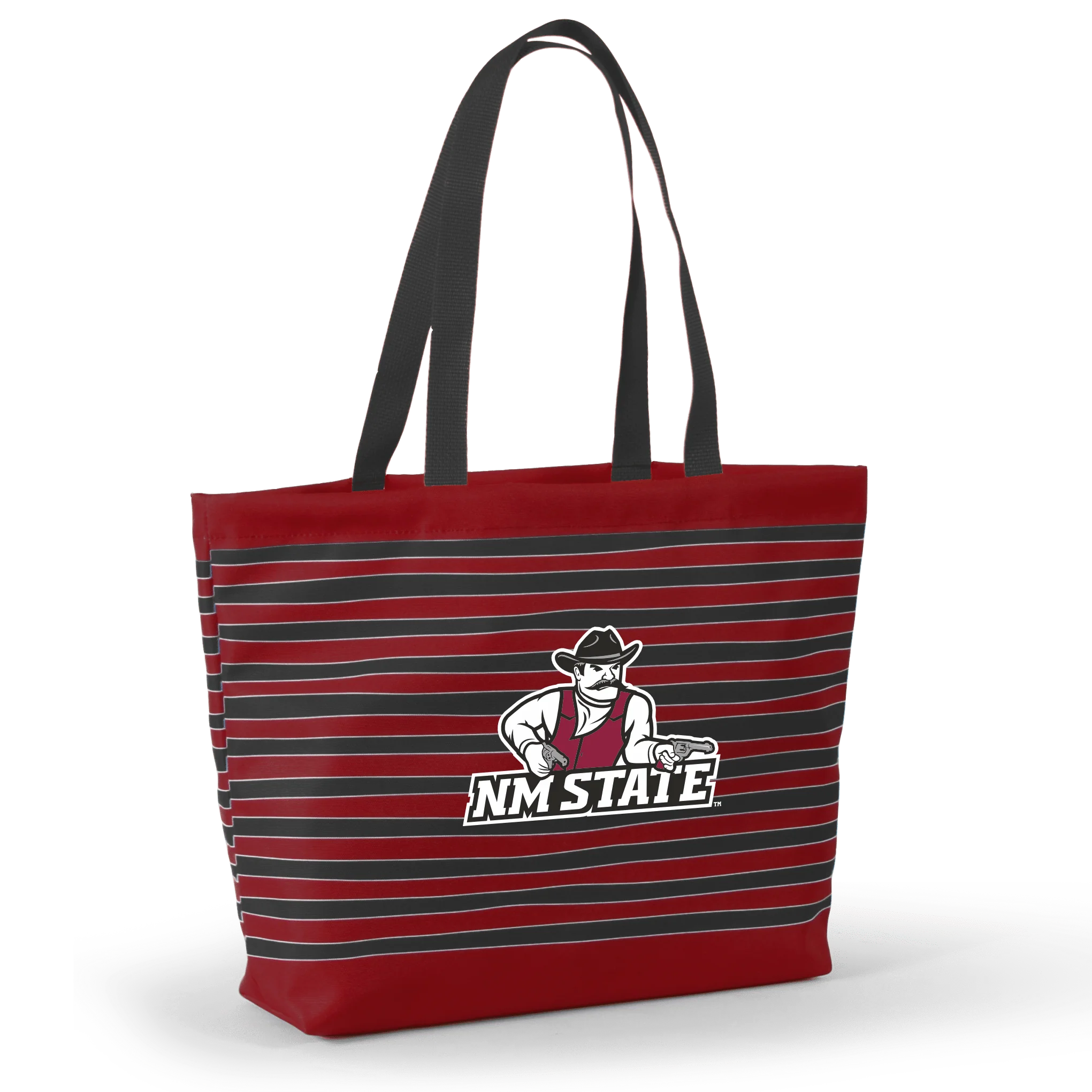 New!  New Mexico State Tatum Tote Wavy Striped Tote  by Desden